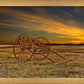 Handcart at Sunset