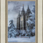 Salt Lake Temple Snow