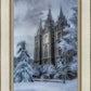 Salt Lake Temple Snow