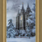 Salt Lake Temple Snow