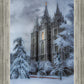 Salt Lake Temple Snow