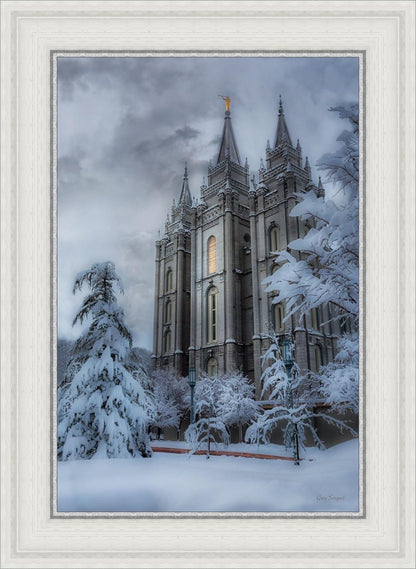 Salt Lake Temple Snow