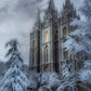 Salt Lake Temple Snow