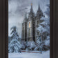 Salt Lake Temple Snow