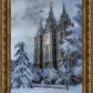 Salt Lake Temple Snow