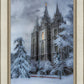 Salt Lake Temple Snow