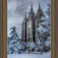 Salt Lake Temple Snow