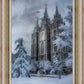 Salt Lake Temple Snow