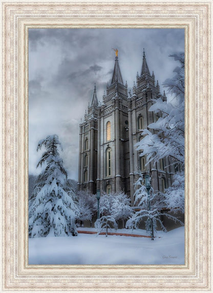 Salt Lake Temple Snow