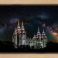 Salt Lake Temple Milky Way