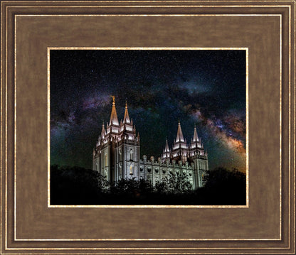 Salt Lake Temple Milky Way