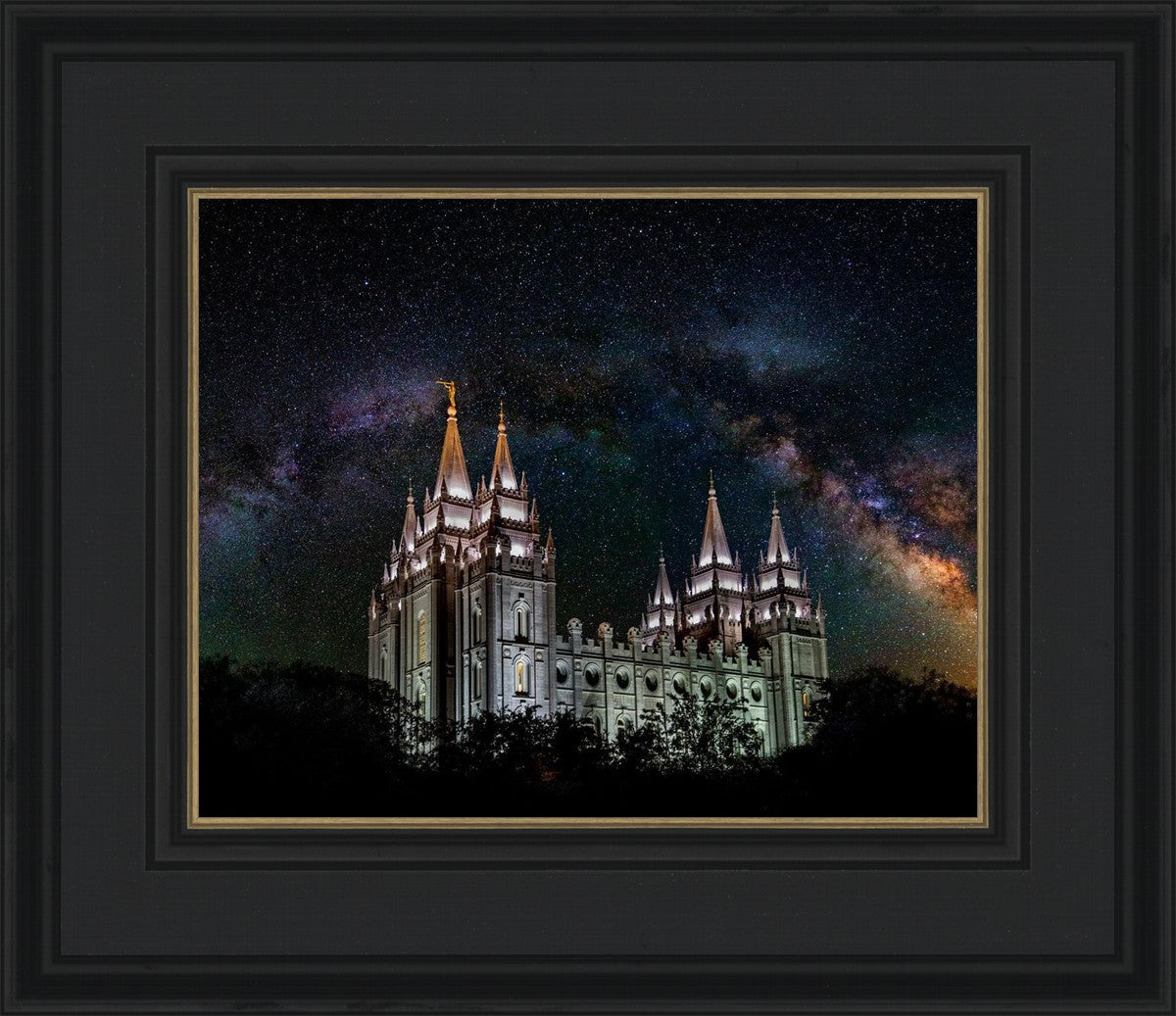 Salt Lake Temple Milky Way