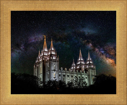 Salt Lake Temple Milky Way