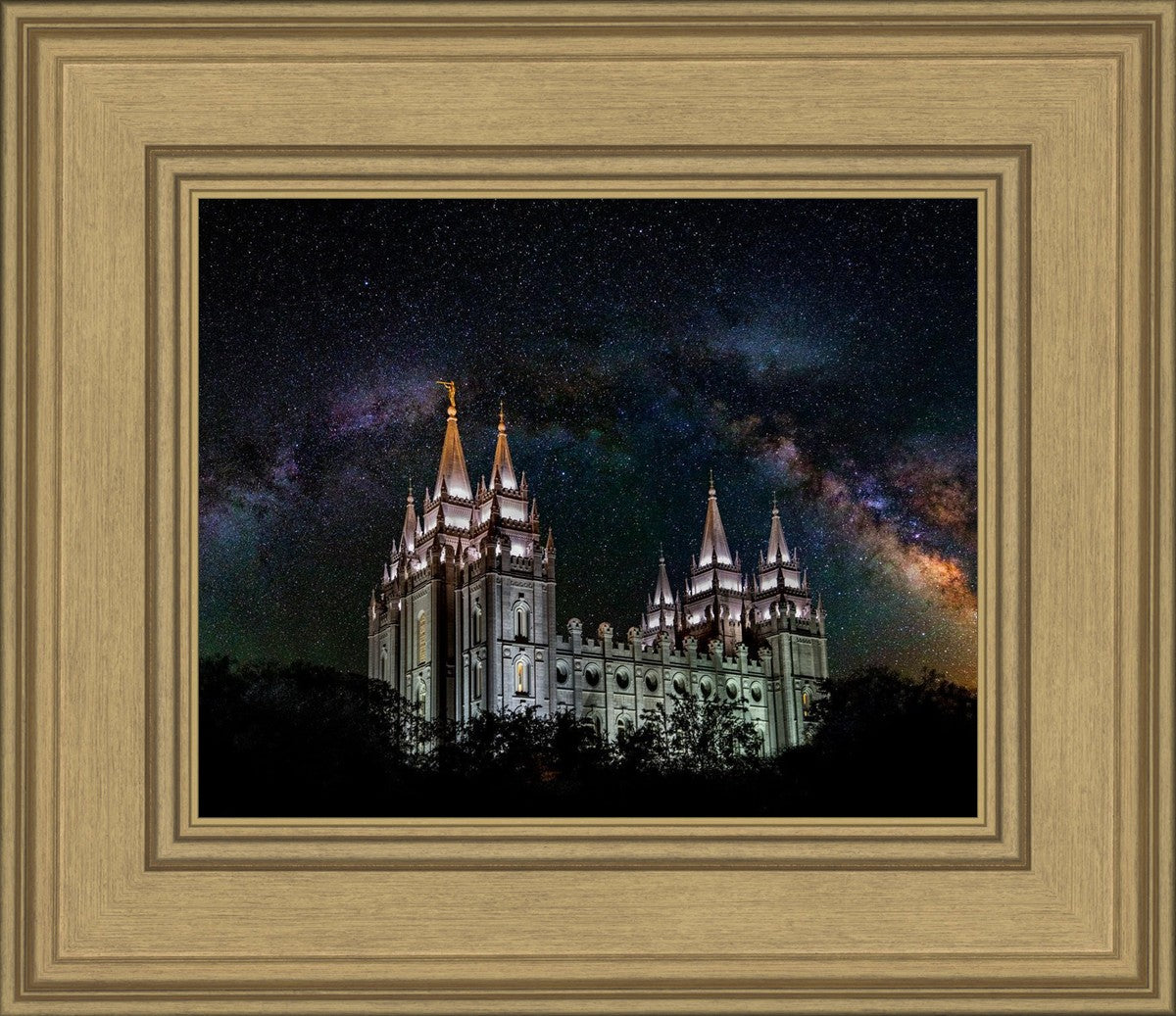 Salt Lake Temple Milky Way