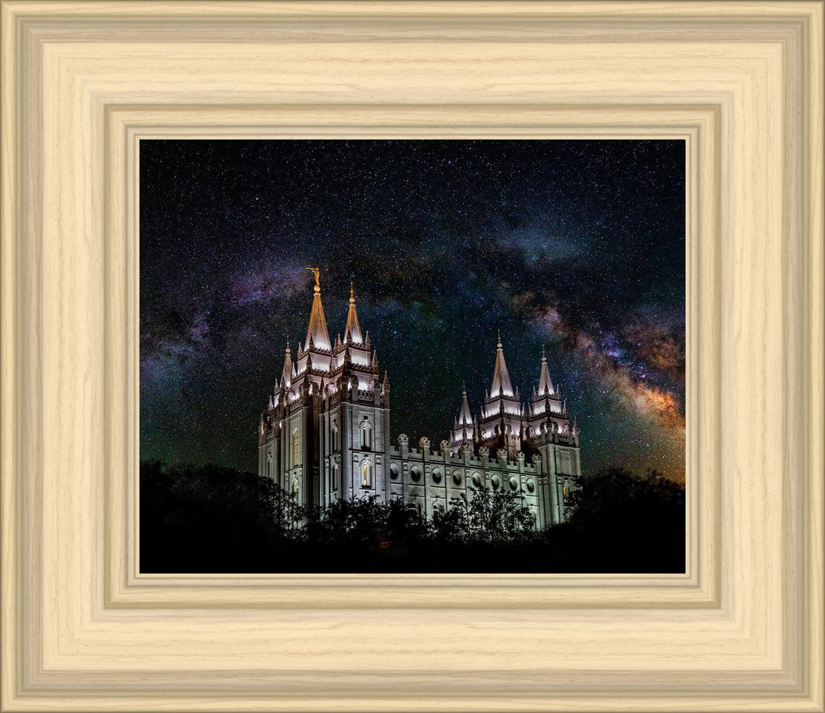 Salt Lake Temple Milky Way