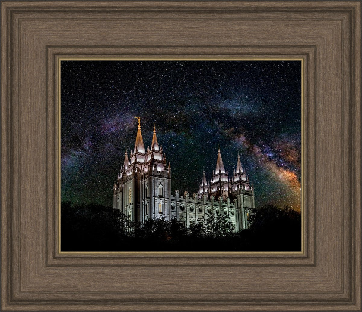 Salt Lake Temple Milky Way