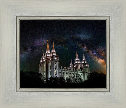 Salt Lake Temple Milky Way