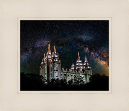 Salt Lake Temple Milky Way