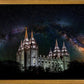 Salt Lake Temple Milky Way