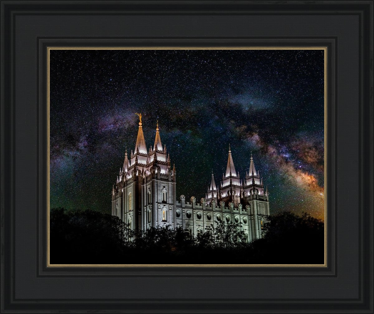 Salt Lake Temple Milky Way