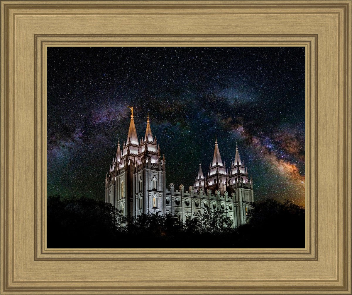 Salt Lake Temple Milky Way