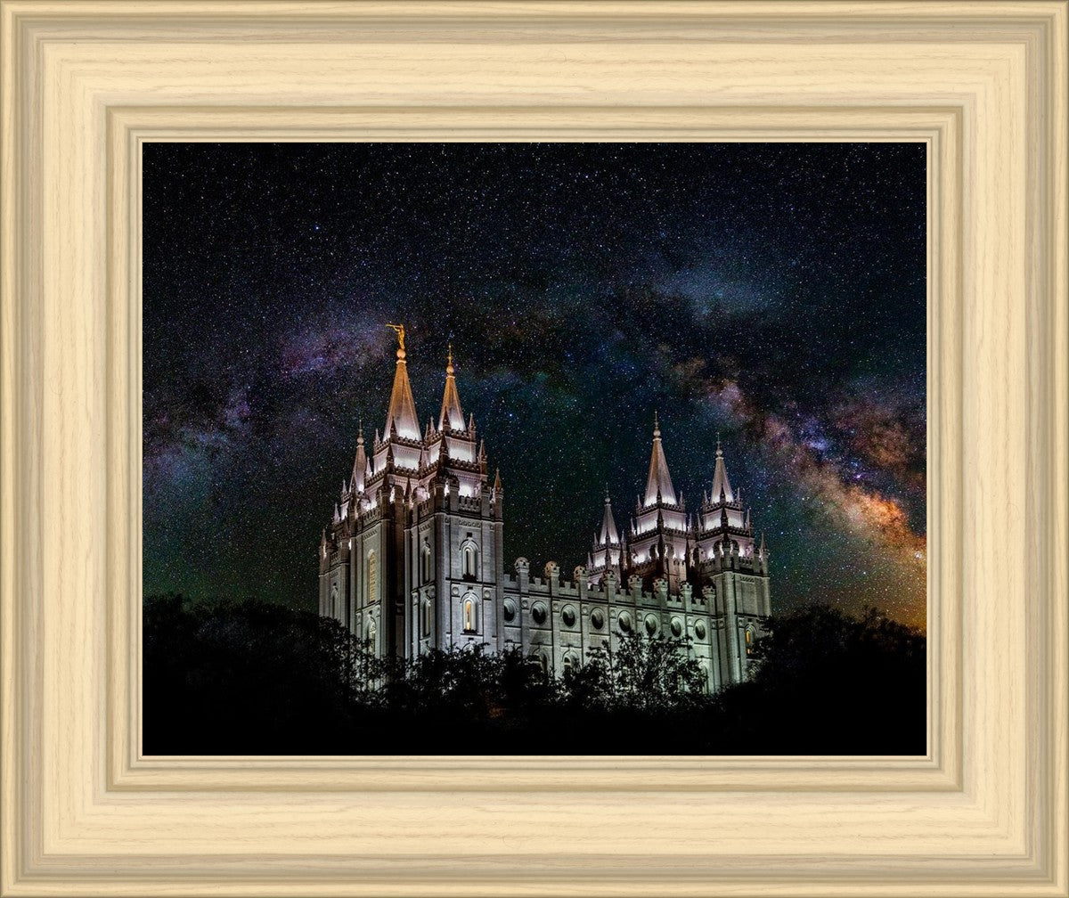 Salt Lake Temple Milky Way