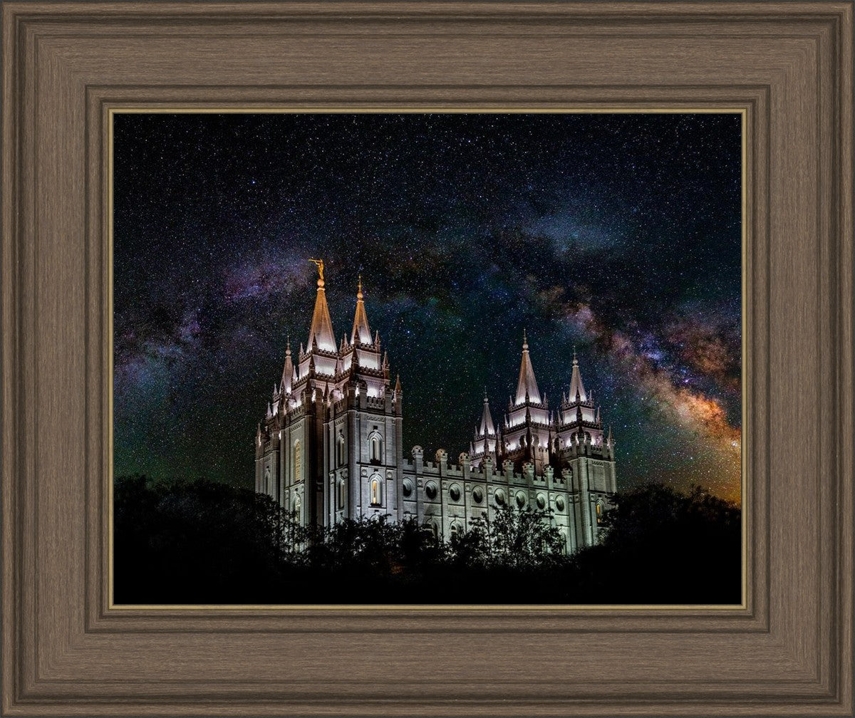 Salt Lake Temple Milky Way