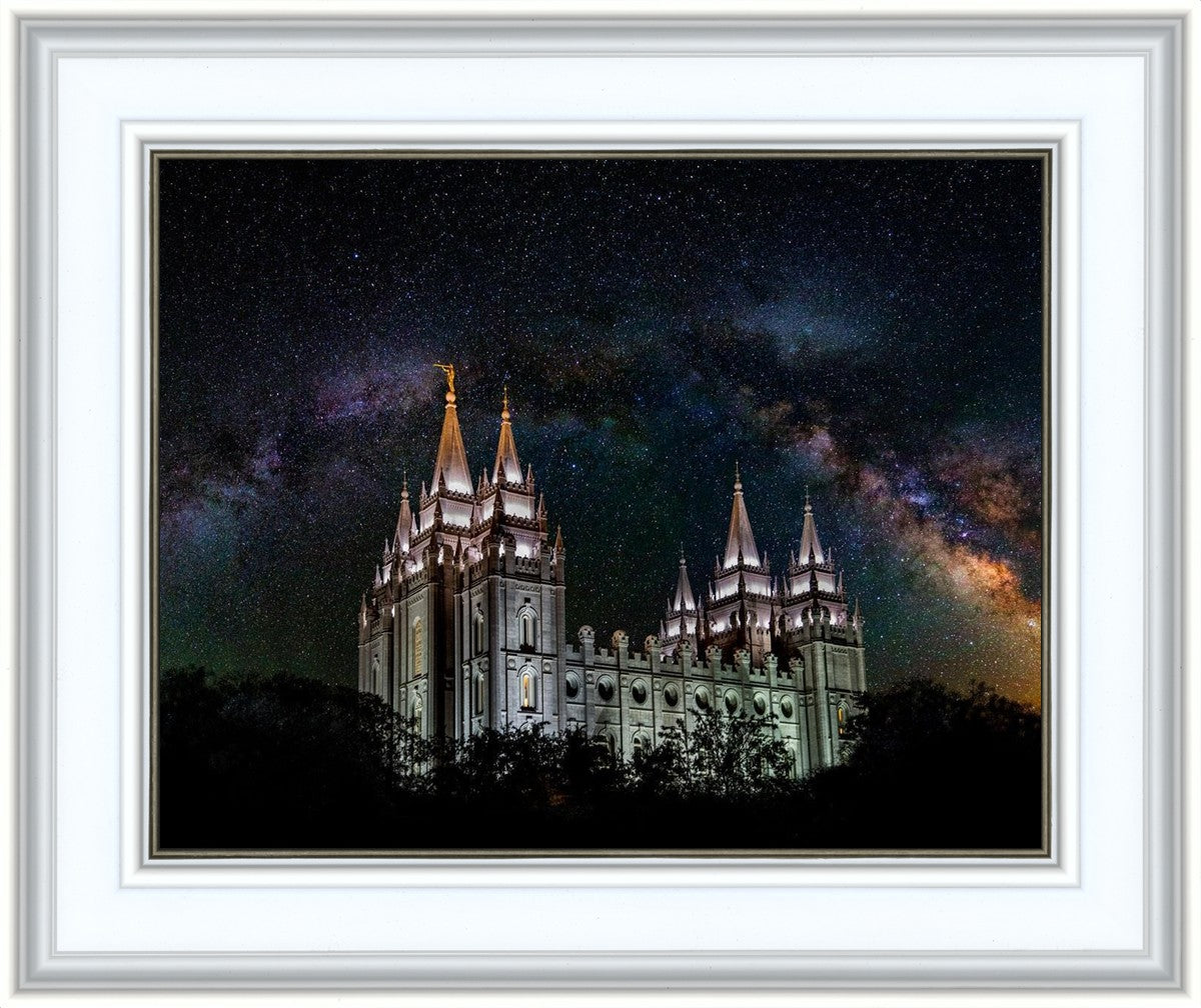 Salt Lake Temple Milky Way