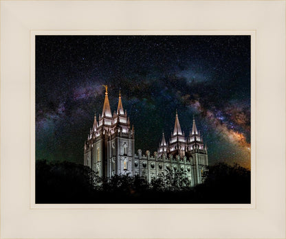 Salt Lake Temple Milky Way