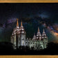 Salt Lake Temple Milky Way