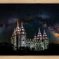 Salt Lake Temple Milky Way
