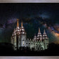Salt Lake Temple Milky Way