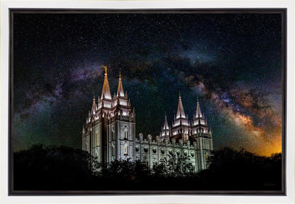 Salt Lake Temple Milky Way