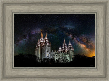 Salt Lake Temple Milky Way