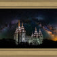 Salt Lake Temple Milky Way