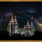 Salt Lake Temple Milky Way