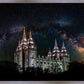 Salt Lake Temple Milky Way