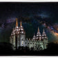 Salt Lake Temple Milky Way