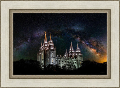Salt Lake Temple Milky Way