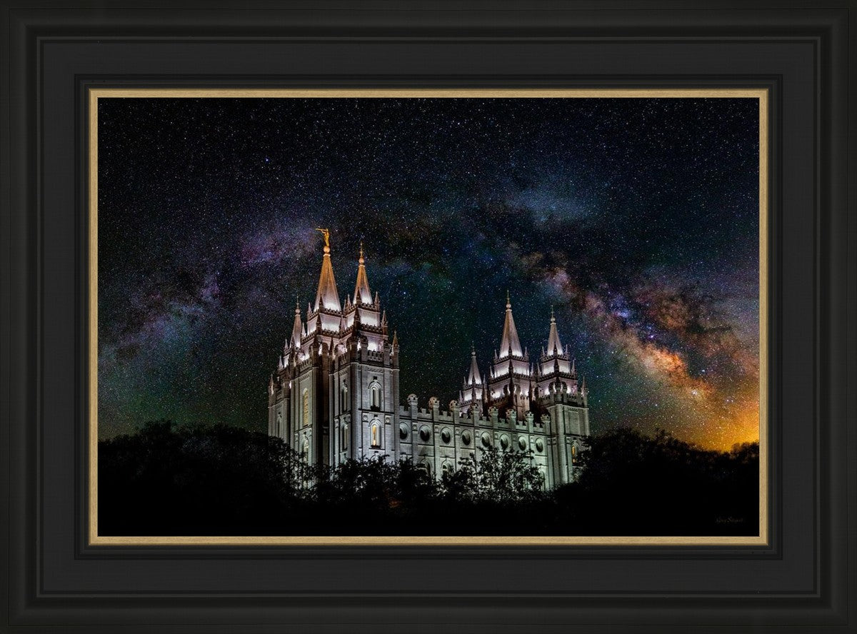 Salt Lake Temple Milky Way