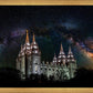 Salt Lake Temple Milky Way
