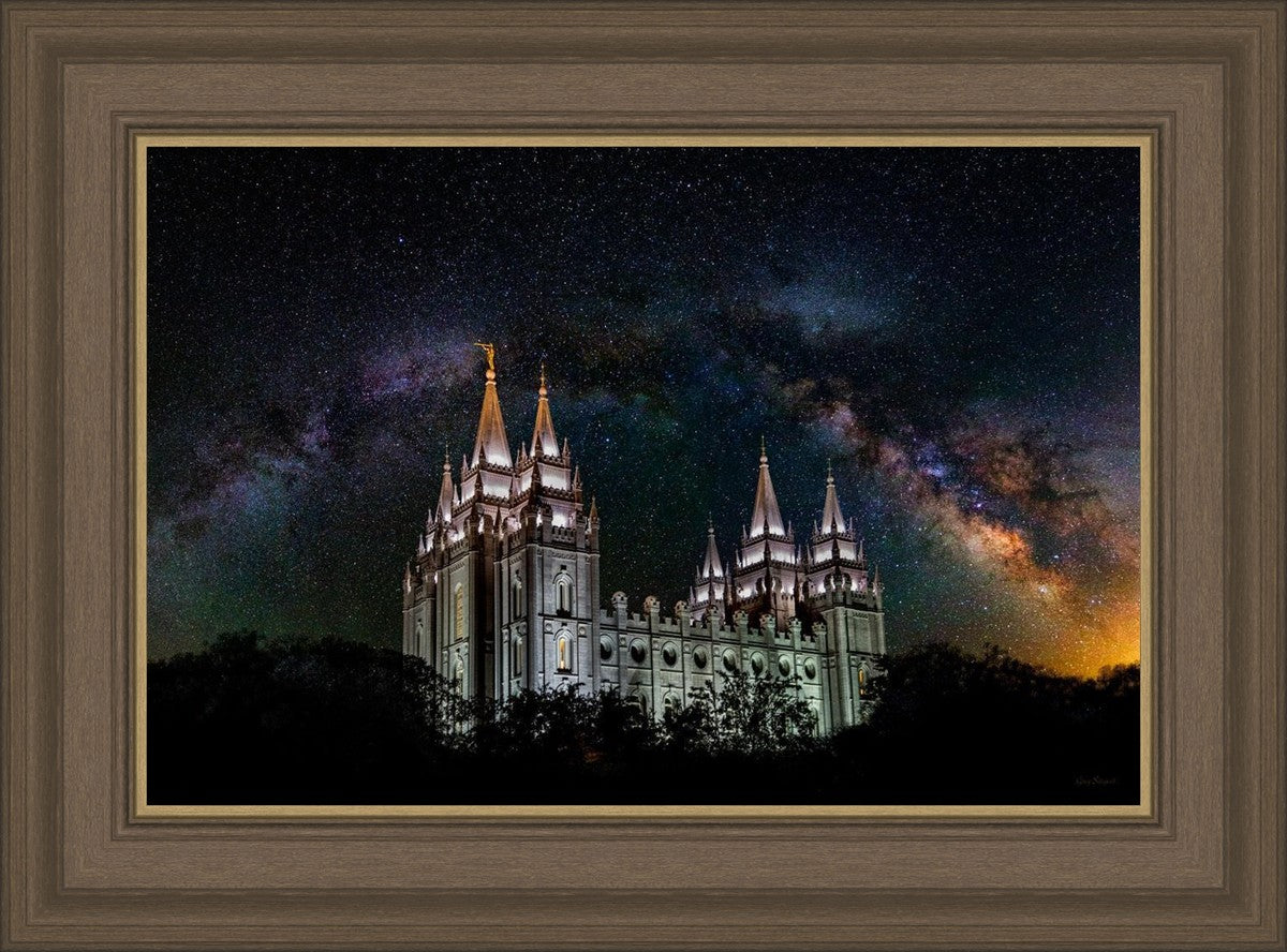 Salt Lake Temple Milky Way