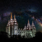 Salt Lake Temple Milky Way