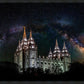 Salt Lake Temple Milky Way
