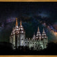 Salt Lake Temple Milky Way