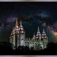 Salt Lake Temple Milky Way