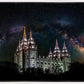 Salt Lake Temple Milky Way