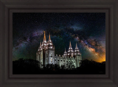 Salt Lake Temple Milky Way