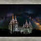 Salt Lake Temple Milky Way