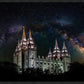 Salt Lake Temple Milky Way